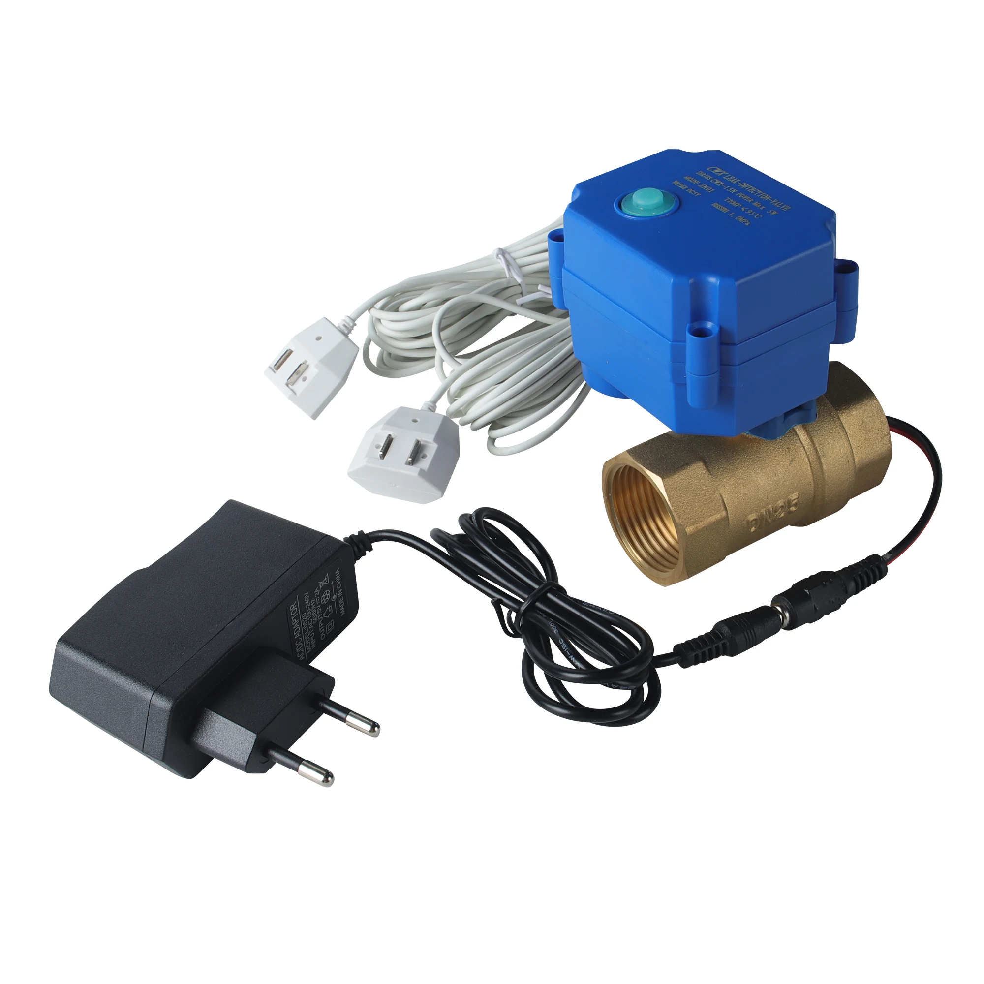 обнаружение утечек водяного клапана DN15 (1/2 дюйма) DN20 (3/4 DN25 (1 дюйм) с 2 6-метровым