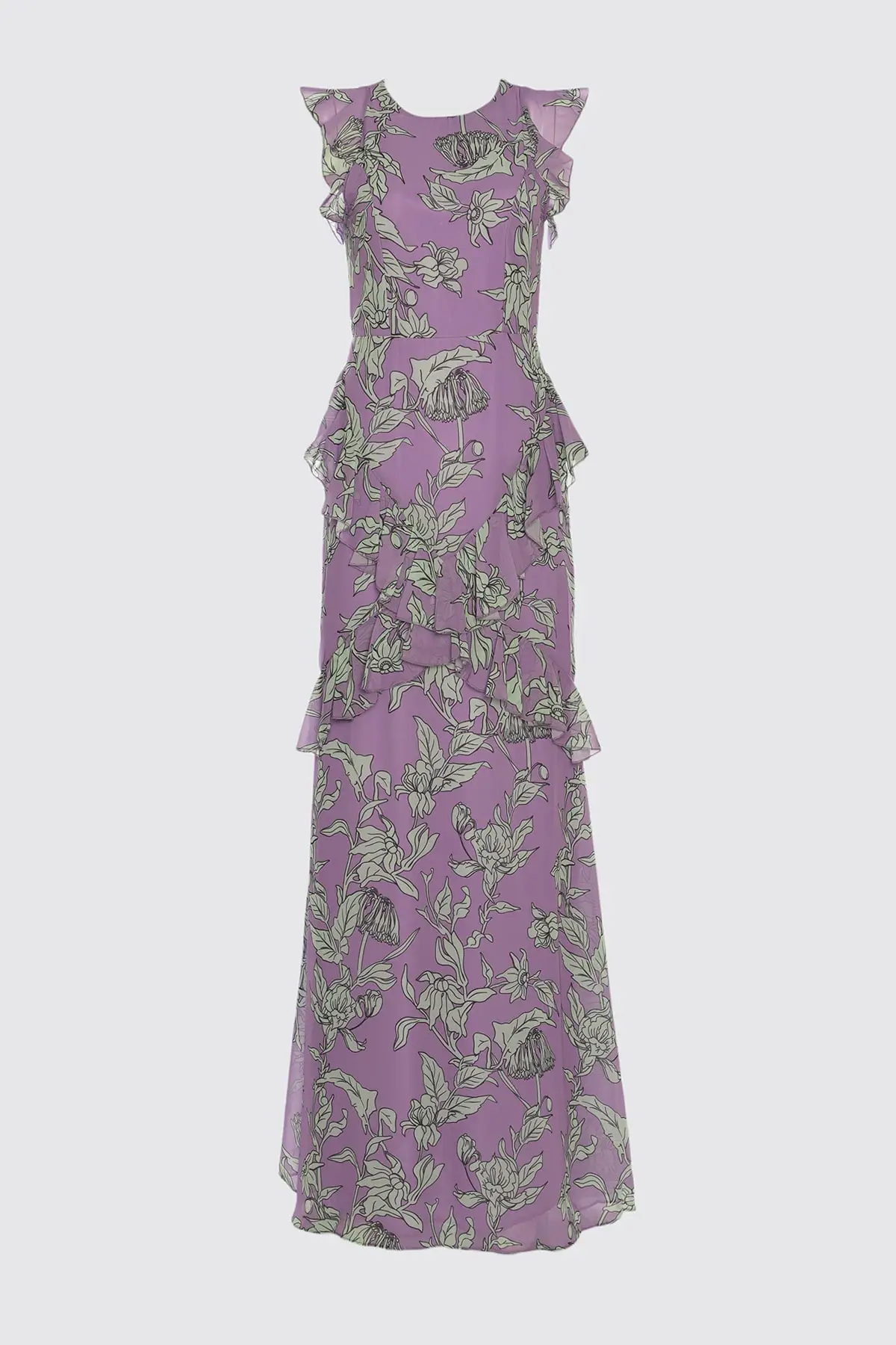 Trendyol Flywheel Detailed Evening & Prom Gown TPRSS21AE0279