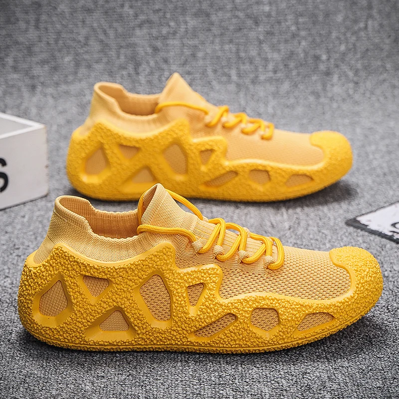 New Men's Outdoor Sneakers Breathable Shoes for Men Lightweight Unisex Sneakers Comfortable Sports Training Running Shoes