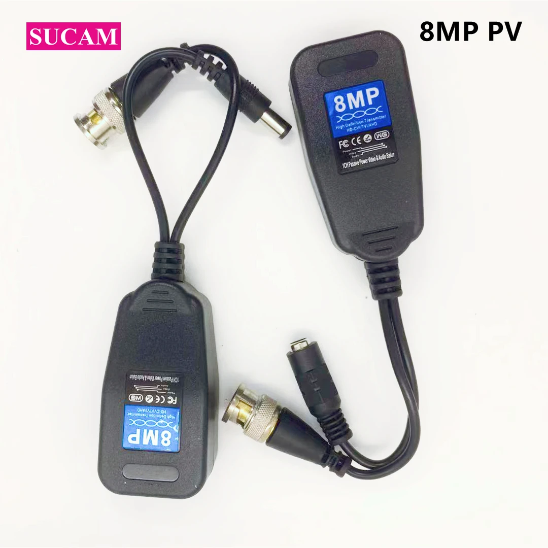 

10 пар/лот 1CH 4K пассивный BNC передача в RJ45 8MP CCTV видео балун приемопередатчик для высокой четкости CVI/TVI/AHD камер