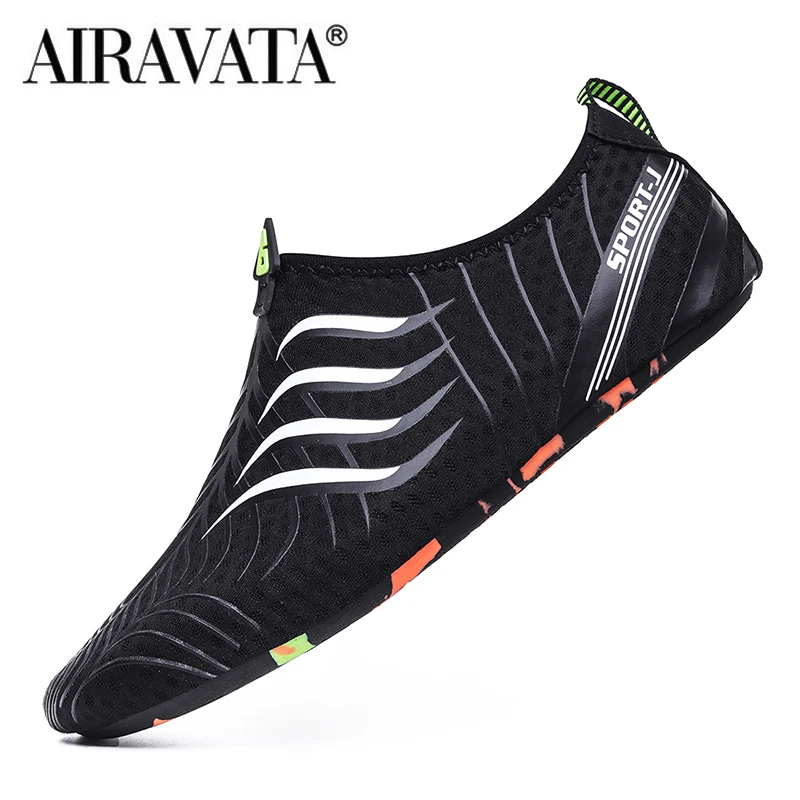 Men Women Water Shoes Breathable Beach Wading Shoes Lightweight Nonstop Slip on Sneakers Zapatillas Hombre