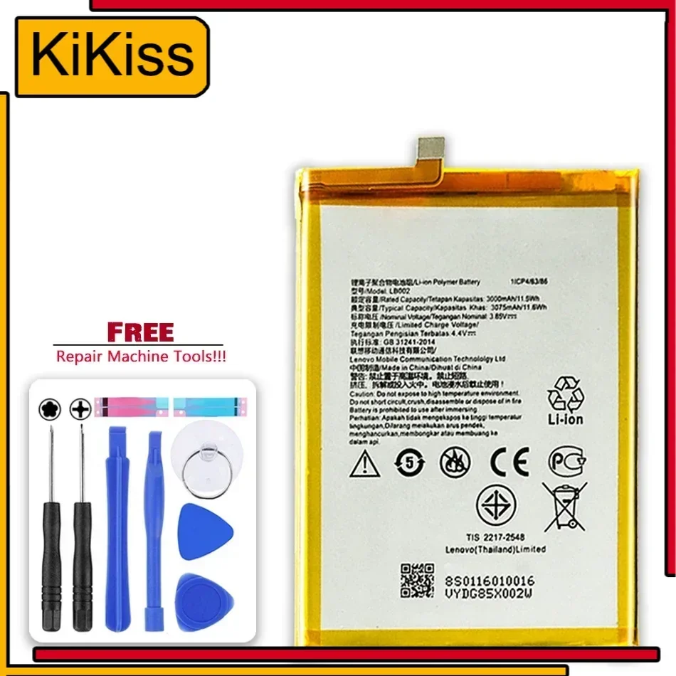 Сменный аккумулятор для Lenovo S5 K520 K520T с номером отслеживания LB002 3075 мАч