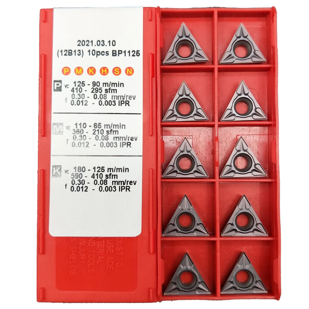 

10pcs TCMT32.51 TCMT16T304 Carbide CNC Insert Blades Turning Milling Tool For Metalworking Edge Trimming Turning Tools Parts