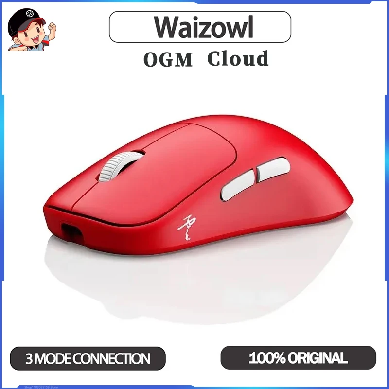 Игровая мышь Waizowl OGM Cloud двойной режим 2 4 г беспроводная игровая Paw3395 аксессуар для