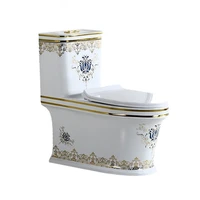 one piece factory toilet luxury gold toilet for sale