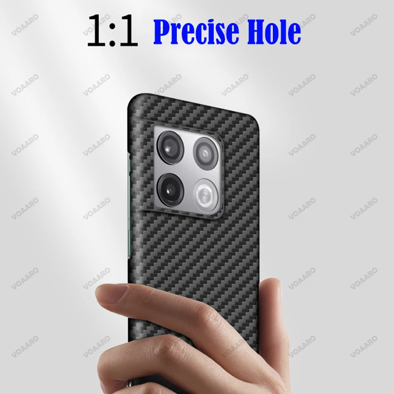 Funda For Oneplus 10 Pro Aramid Case for Oneplus 10 Pro Ultra-Thin Matte 3D Pure Real Carbon Fiber Phone Case Shockproof Cover