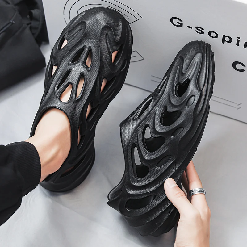 Обувь Dongdong для мужчин летняя обувь вождения без запаха уличная пляжная на улице