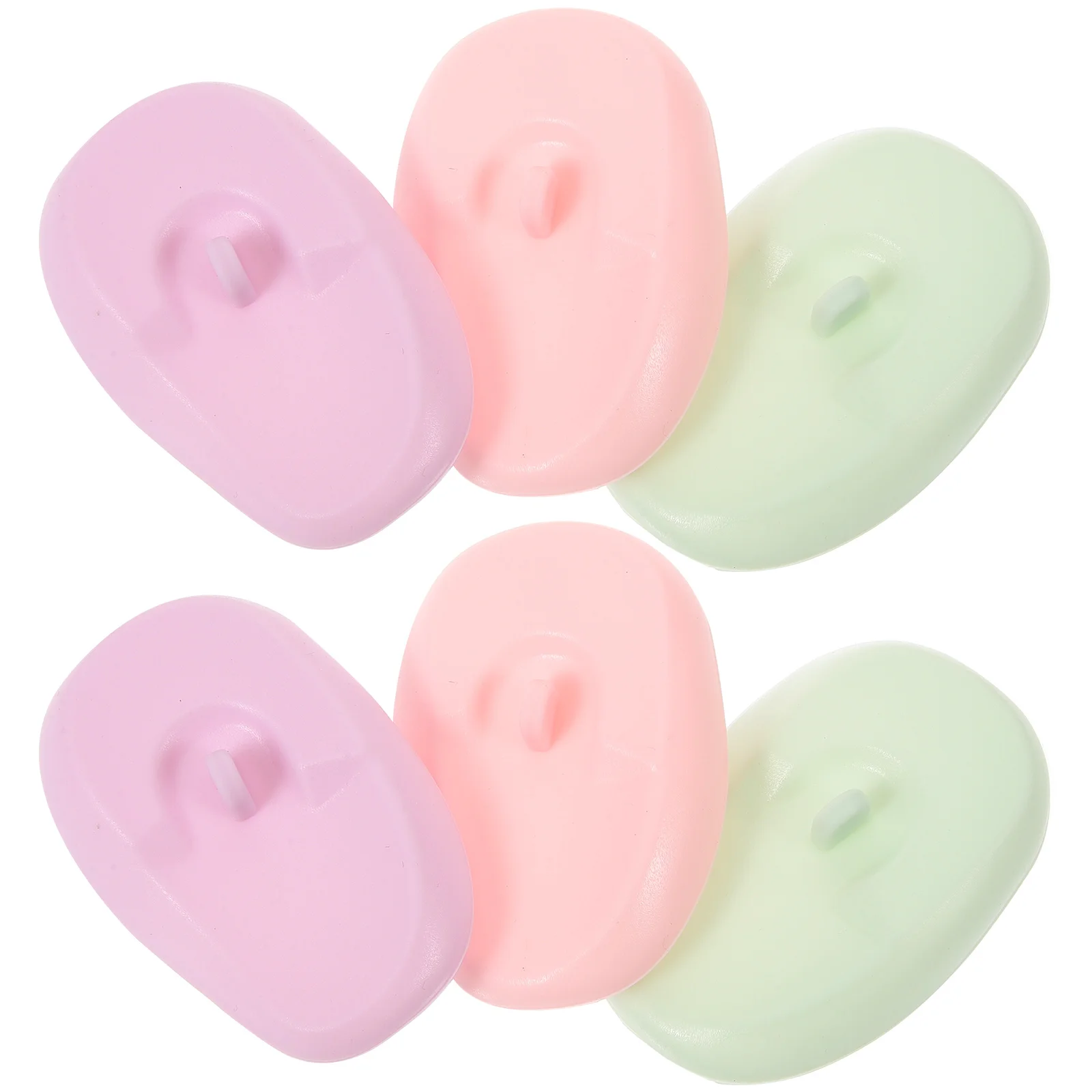 

3 Pairs Silicone Ear Covers for Hair Dye Ear Protectors for Heat Protection Salon Used Ear Covers