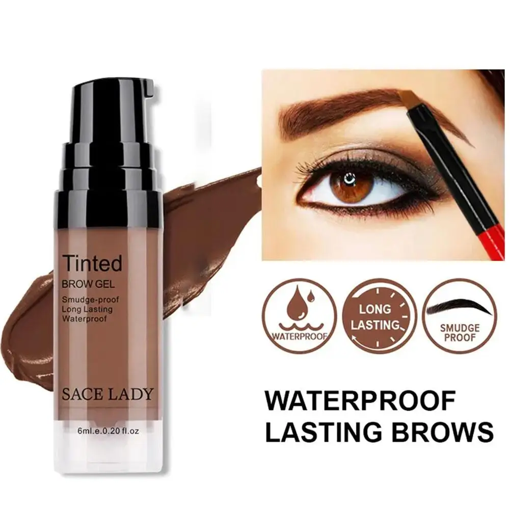 

Liquid Eyebrow Dye Cream Waterproof Lasting Colorless Stereoscopic Cosmetics Eyebrow Girl Makeup Essential U8X6