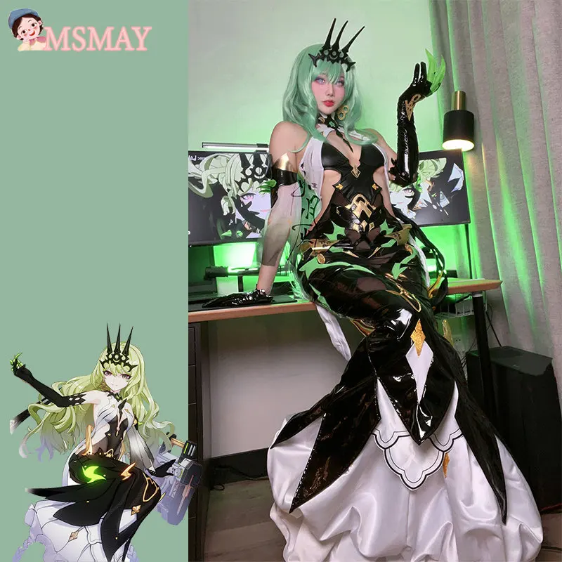 

Ms May Game Honkai Impact 3 Mobius Cosplay Costume Battle Sexy Dress Party Uniform хонкай импакт мебиус косплей New 2023