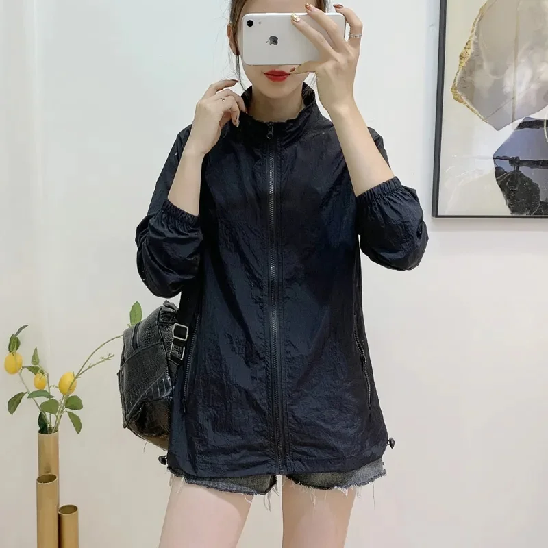 Солнцезащитное Женское пальто top2024 новая летняя Солнцезащитная одежда Женская