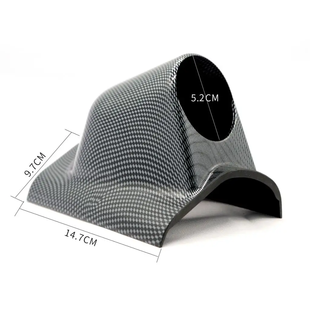 Einfach zu installieren Single Hole Pod Meter Mount Holder Carbon Fiber