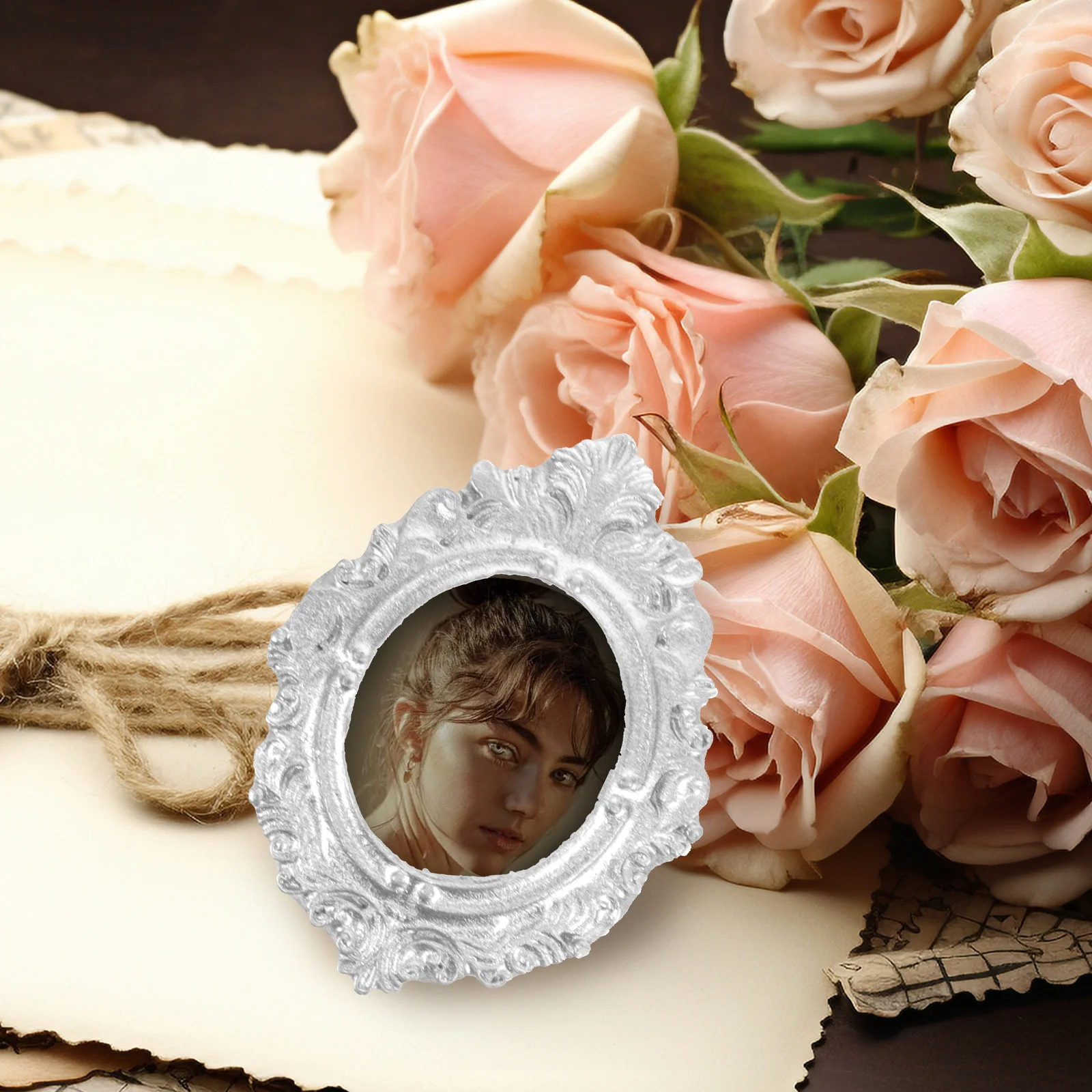 15 шт. аксессуары для масляной рамки мини-винтажные фоторамки из смолы ретро-декор