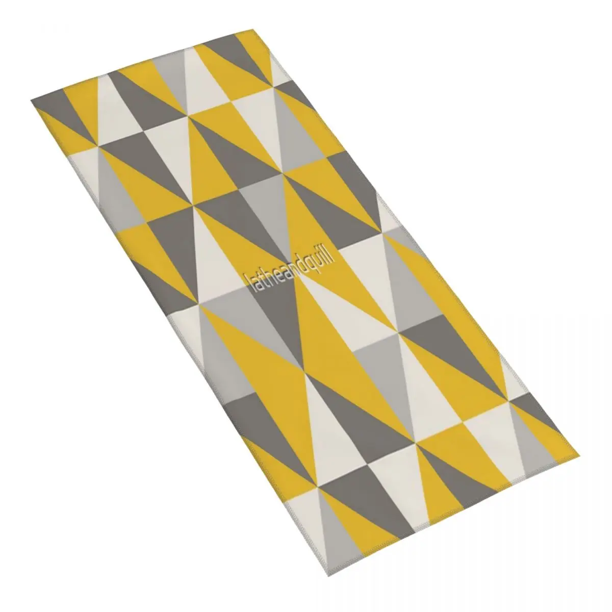 

Ретро треугольное дизайнерское желтое и серое полотенце удобное дорожное полотенце сувенир