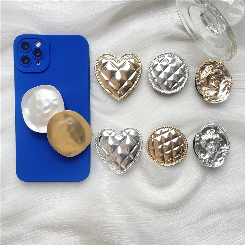 3D Гальванизированный металлический серебристый держатель-подставка для