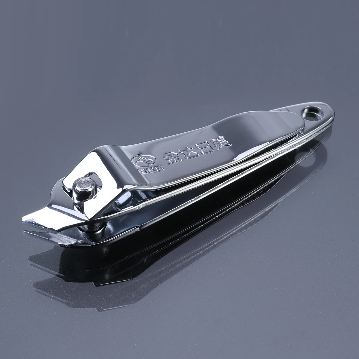 Портативные кусачки для маникюра Rimei A610 из нержавеющей стали (серебристые) ногтей