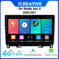 4g carplay for honda jazz 4 2020 2021 2 din car stereo android wifi gps autoradio navigation multimedia player head unit