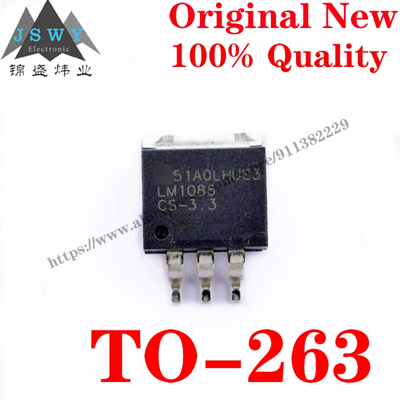 

10~100 PCS LM1086CSX-3.3 TO-263 Semiconductor Power Management Low Dropout Regulator IC Chip the for module arduino Free Shiping