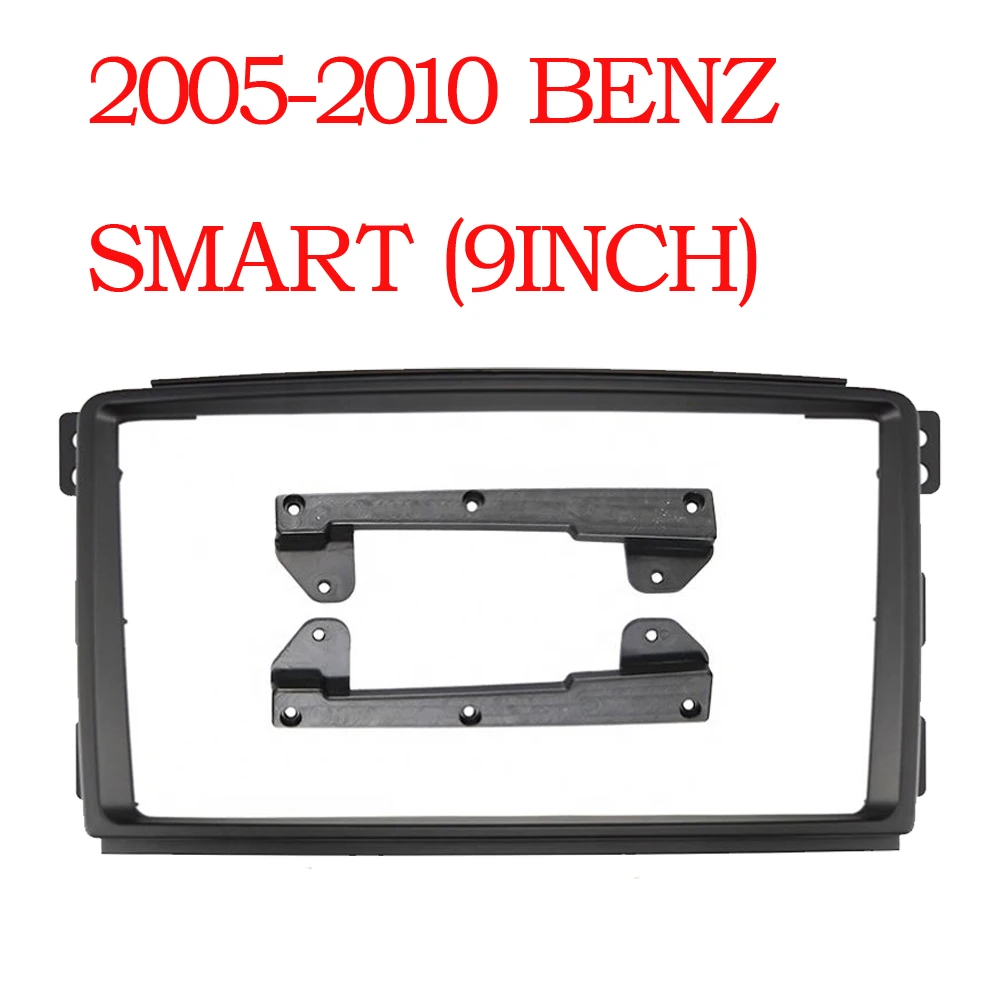 

BYNCG 9 Inch Car Fascia for BENZ SMART 2005 2006 2007 2008 2009 2010 Audio Fitting Adaptor Panel Car Frame Dashboard Kits