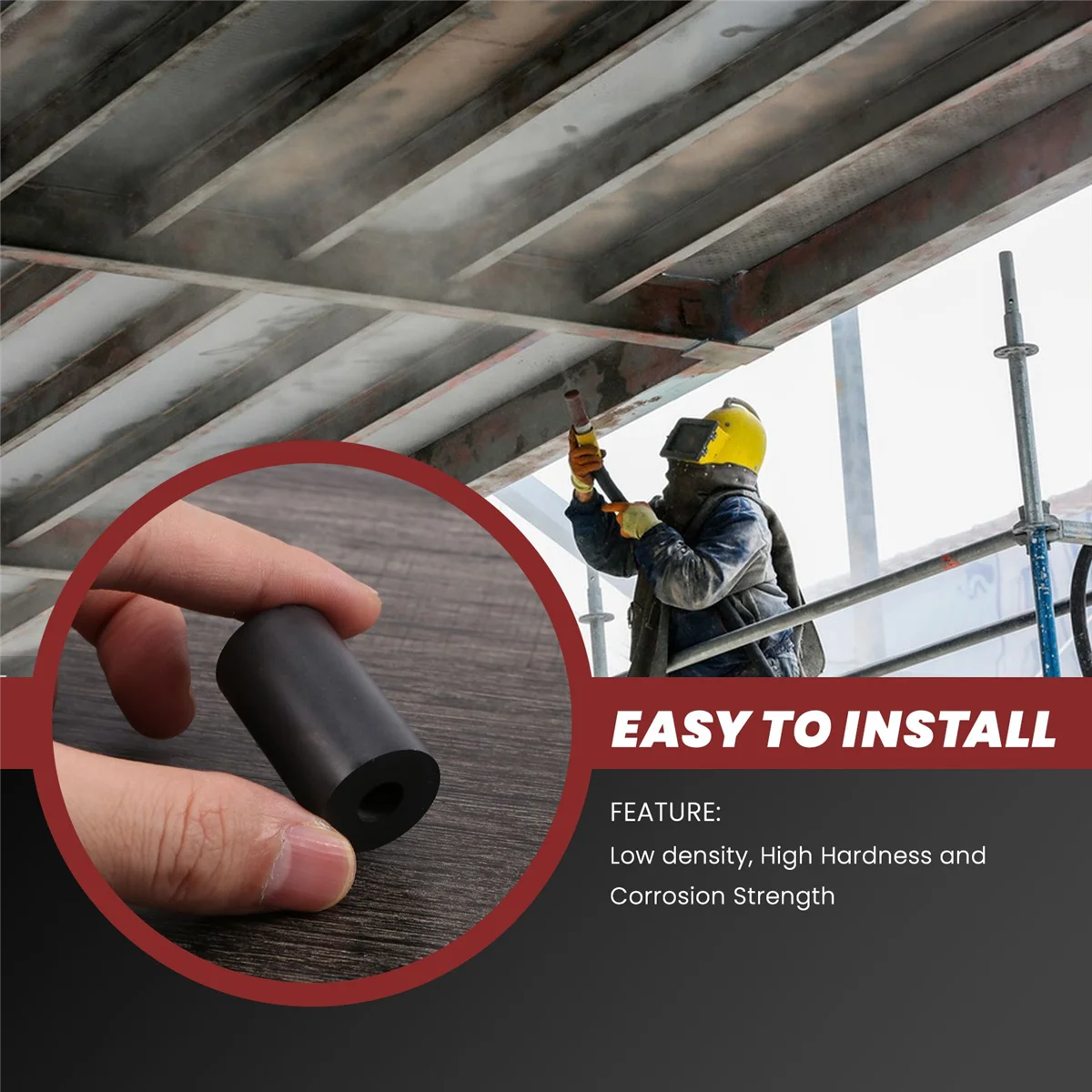 Насадка для пескоструйной обработки из карбида бора 8 мм