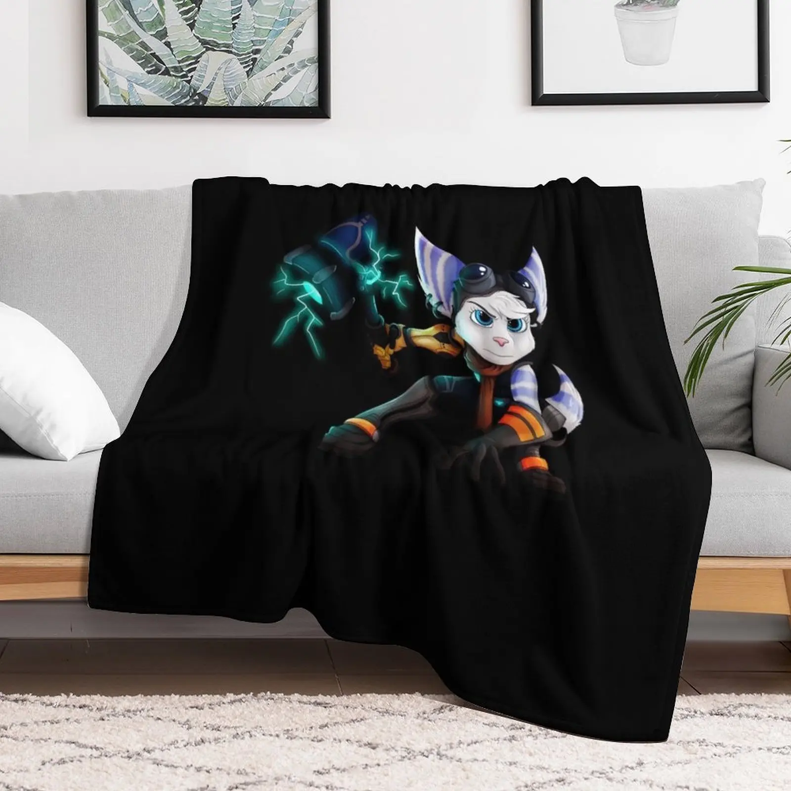 Rivet Lombax Girl - Одеяло Rift Apart