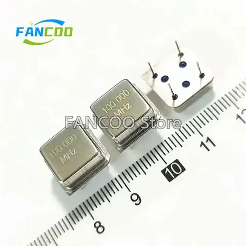 1 100 МГц 96 МГц 125 МГц 106.250 МГц 96.000 100.000 МГц Активный кристаллический генератор CloCk квадратный полуразмер DIP - 4 OSC 100M 100.000M