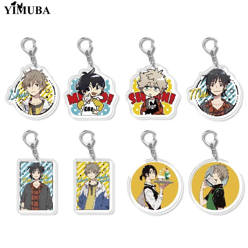 

Seaside Umibe No Etranger BL Anime Movie Acrylic Key Chain 6cm Hashimoto Shun Chibana Mio Couple Pendant Keychain Gift for Fans