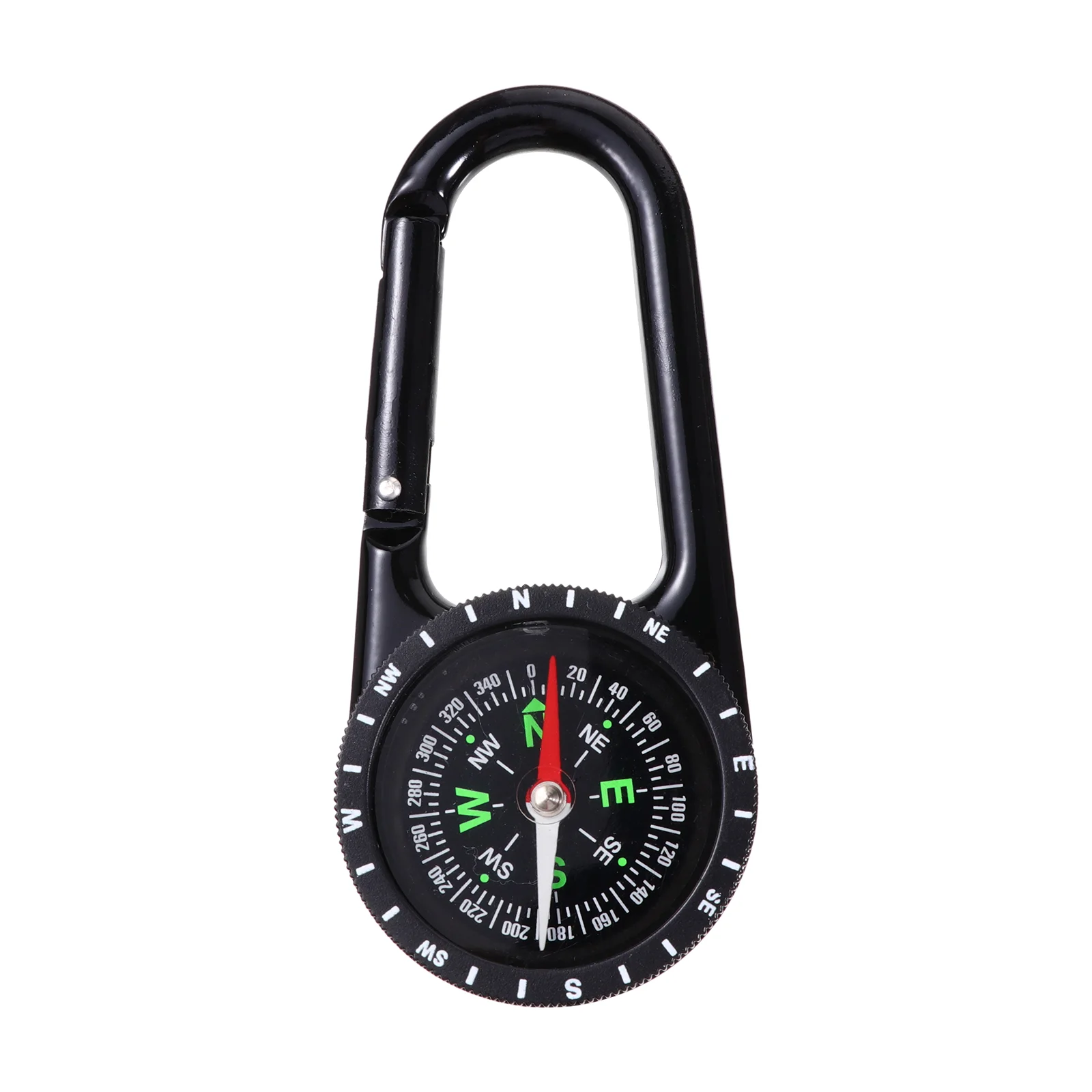 

Belt Clip Outdoor Tools Hiking Carabiner Keychain Compass Multifunction Zinc Alloy Travel Camping