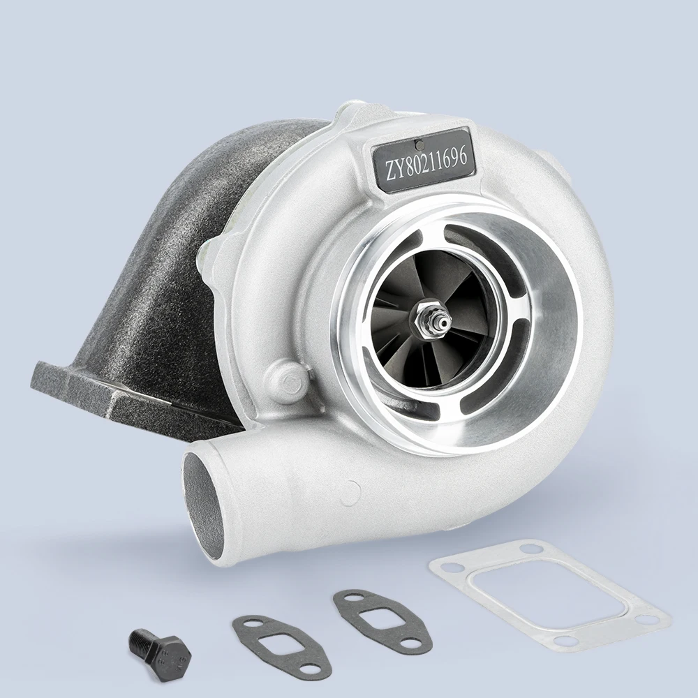 

GT3076R GT30 GT3037 Турбокомпрессор 500HP T3 Turbo внешний отходной ворот для Skyline 4-BOLT фланцевый Турбокомпрессор. 82 A/R .60 компрессор