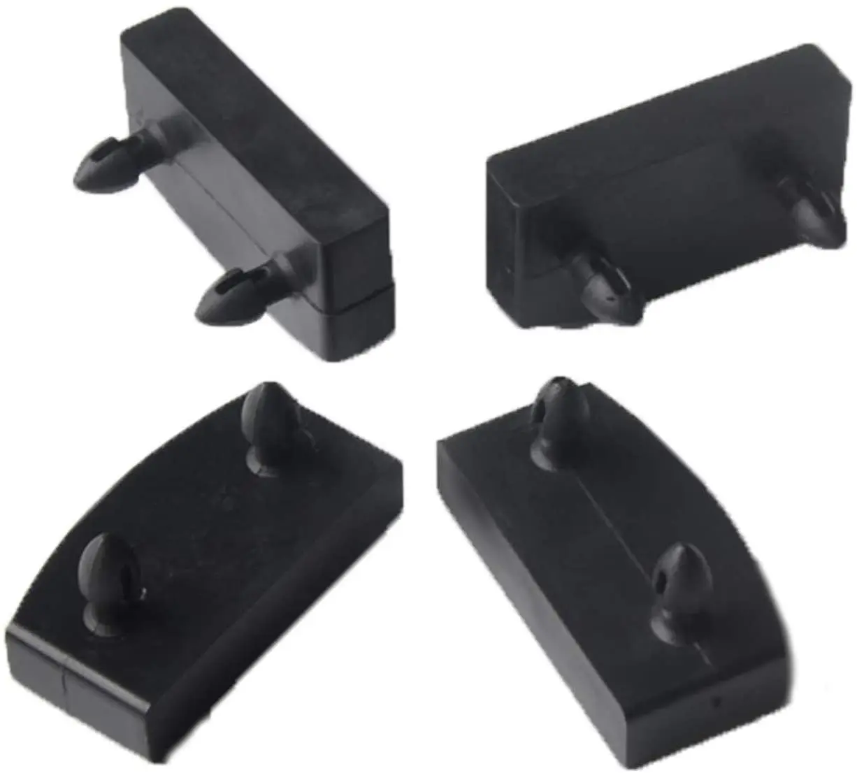 24 Pcs Plastic Replacement Bed Slat Centre End Caps Holders Square Covers 53mm 62mm