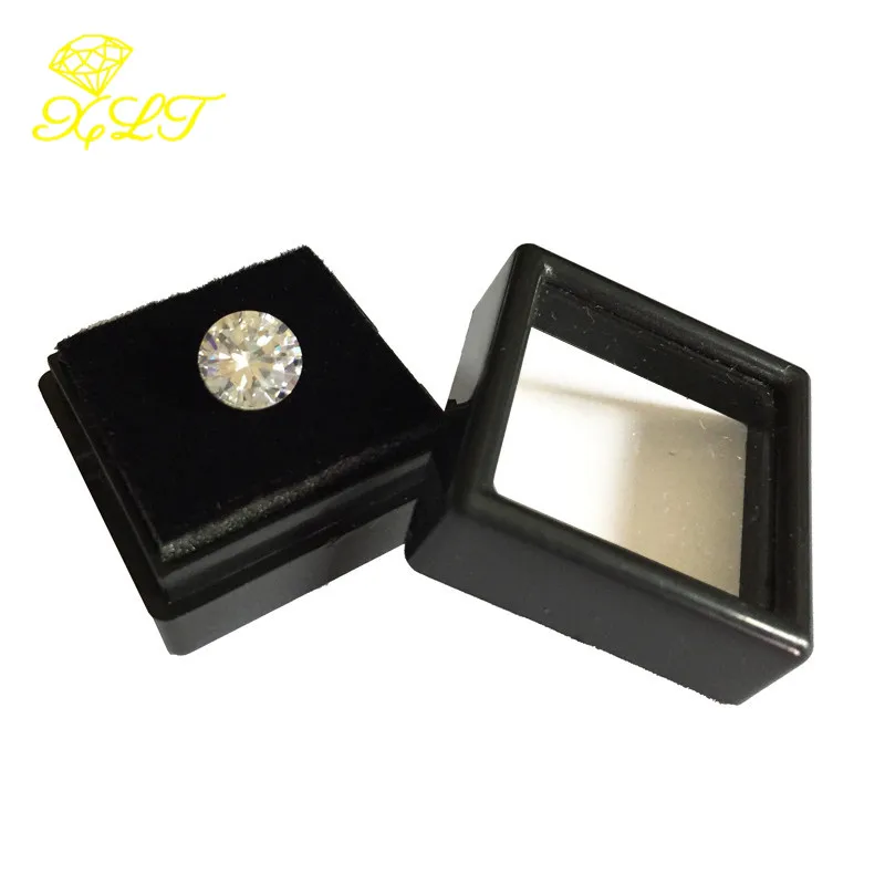 Bare Stone Display Box Loose Stone Storage Box Bare Stone Jewelry Beads Display Square Plastic Gem Transparent Box