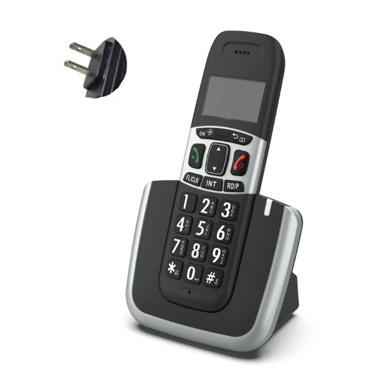 D1004 Desk Phone with Caller Display Landline Desktop Telephone MultiLanguage
