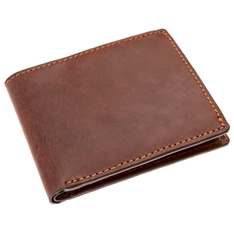 

Genuine Bifold Mens Credit Card RFID Blocking Minimalist Slim Wallet