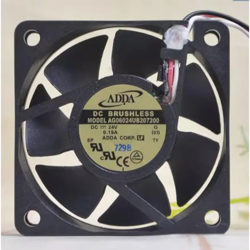 Новый вентилятор охлаждения процессора для ADDA AG06024UB207200 24V 0.19A 6015 6cm 60x60x15MM