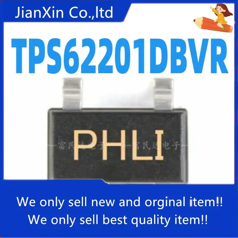 

10pcs 100% orginal new TPS62201DBVR SMD SOT23-5 silk screen PHLI