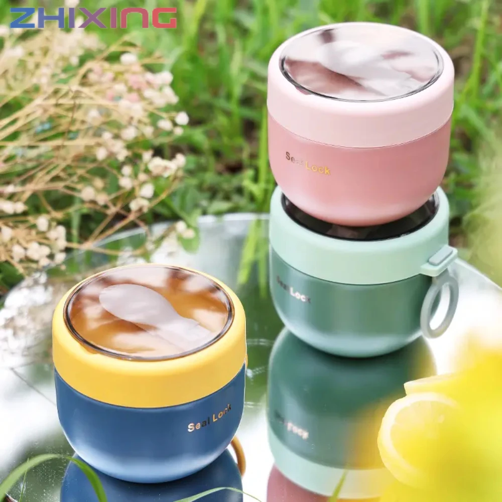 ZHIXING 800ml Stainless Insulated Lunch Box Boite Lunch Box Isotherme Insulated Food Jar Food Flasks Hot Food Thermal Lunch Box