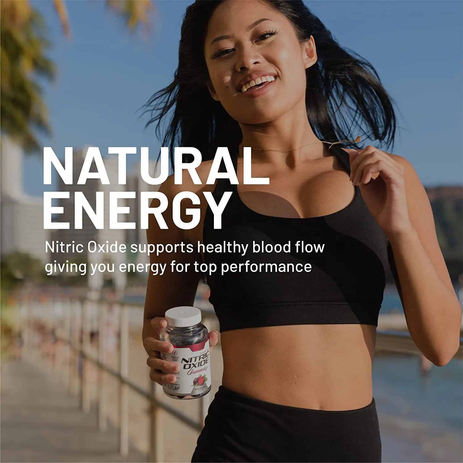 

1 бутылка, 60 жевательных резинок, органическое свекольное корневое желе, поддерживает здоровый поток крови, обеспечивая энергию для максимальной производительности