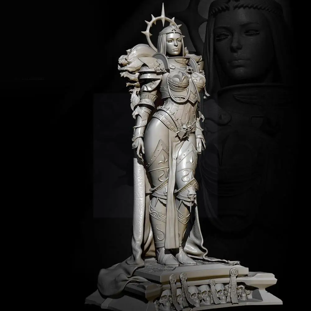 

H75mm 1/24 Resin Model Kits Figure Diy Toy Self-assembled Model Soldier Resin -2710 B1n5