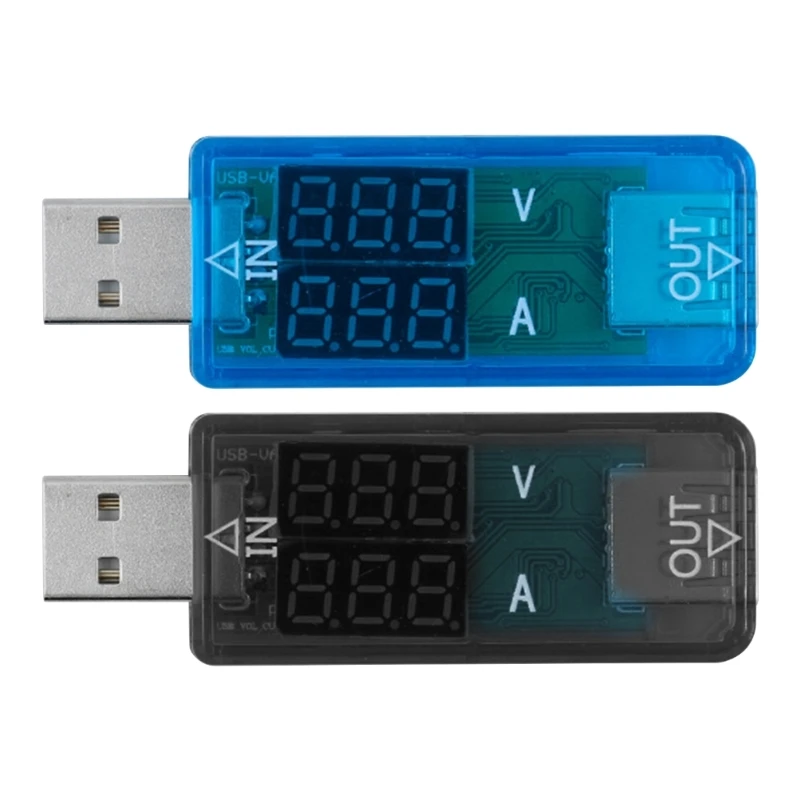 

Power Meter 3.2-10V 0-3A Meter Voltmeter Ammeter USB Digital Multimeter
