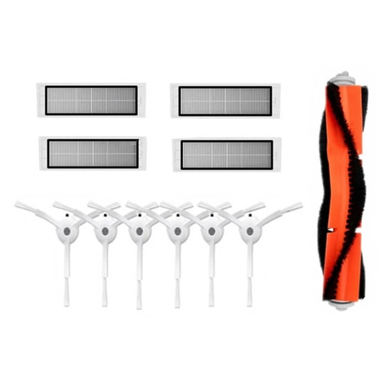 

Запчасти для пылесоса Xiaomi Roborock S50, S51, S55, S5, S6, боковая щетка, HEPA фильтр, основная щетка, аксессуары Roborock