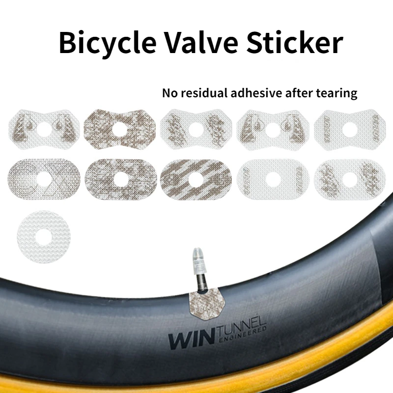 

Enlee Bicycle Valve Rim Sticker for MTB Road Bike Presta Valve Sticker Carbon Fiber Rim Protection Pad Cycling Accessories