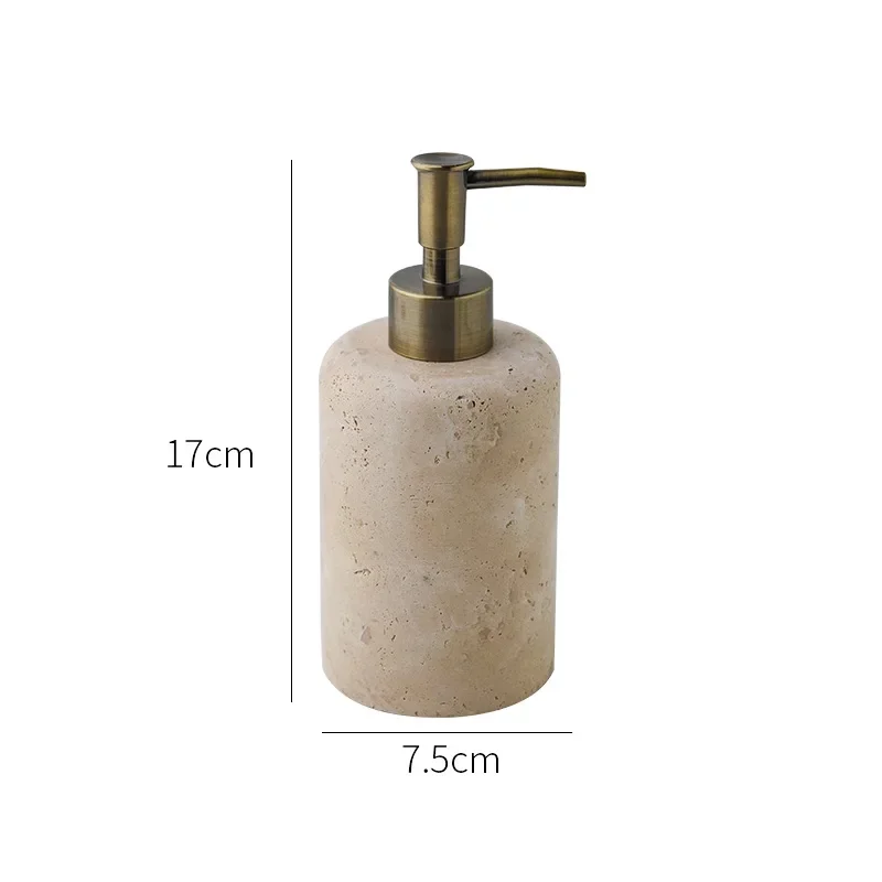 

Набор для ванной комнаты из натурального травертина