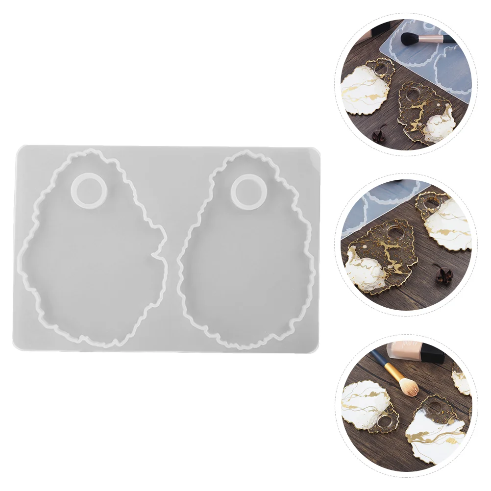

Mold Tray Resin Silicone Epoxy Molds Diy Casting Making Mould Makeup Jewelry Coaster Crafts Craft Home Agate Nail Crystal Clay