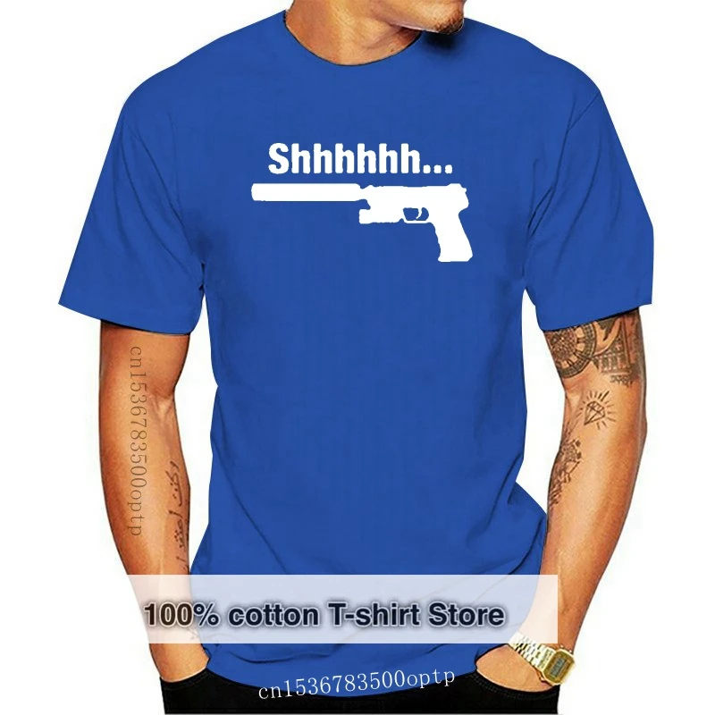 

Fashion Design Shipping PISTOL T-SHIRT 2nd AMENDMENT Political Shirt GUN T PROTECT YOURSELF SILENCER TEE O-Neck Hipster Tshirts