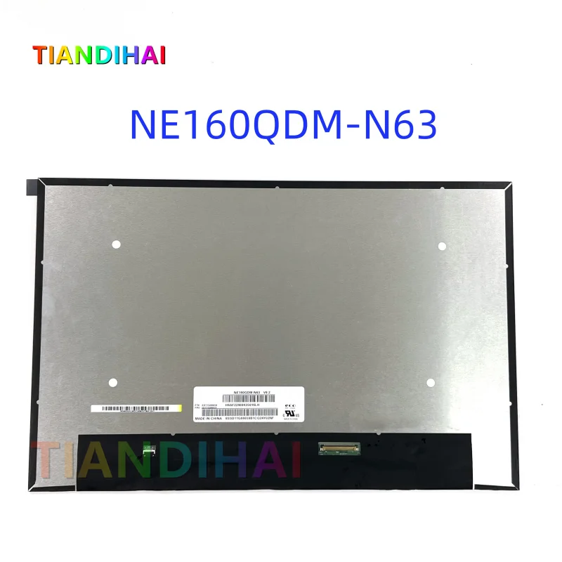 

16.0 inch QHD Matrix Panel NE160QDM-N63 V8.0 B160QAN02.M MNG007DA1-4 EDP 40Pin 2560x1600 100%sRGB Laptop LCD Screen