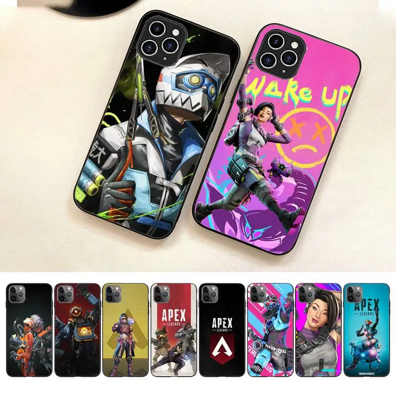 

A-Apex L-Legends Phone Case For Iphone 7 8 Plus X Xr Xs 11 12 13 14 Se2020 Mini Pro Max Case
