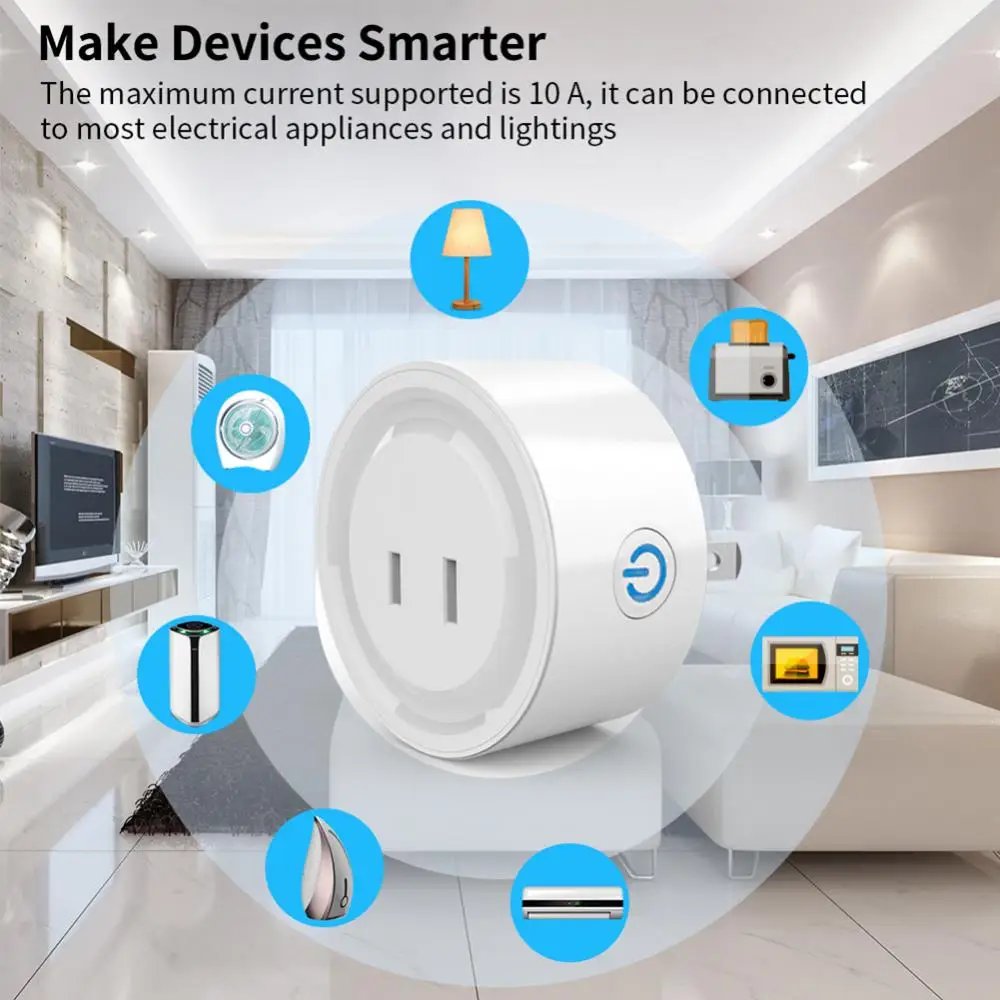 

Timing Smart Life Wifi Plug Support Alexa Google Home Daily Gauge Tuya Smart Plug Tuya Jp Outlet Smart Socket Wifi Smart Home