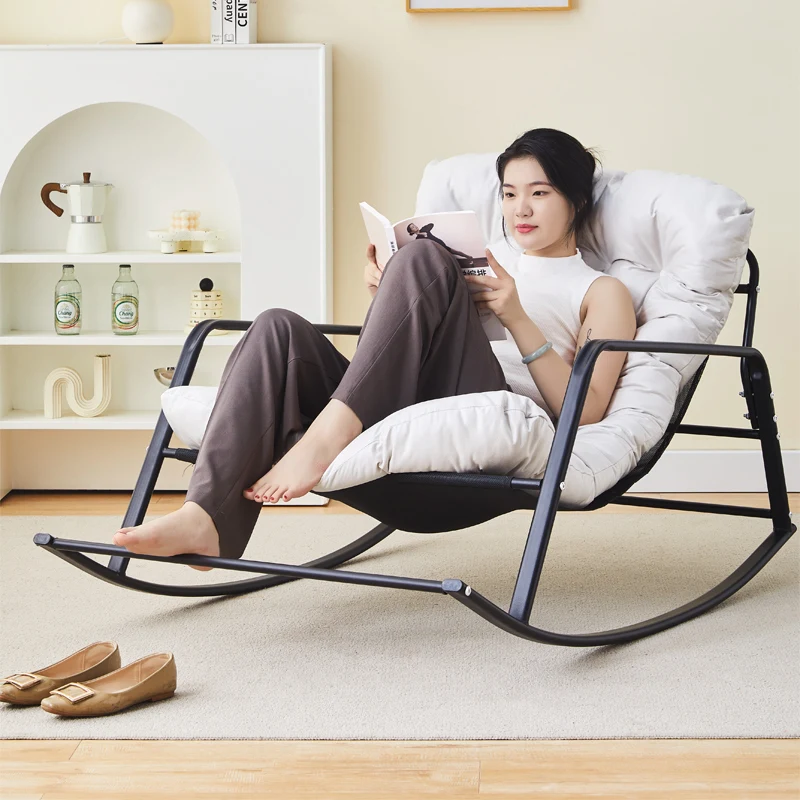 

Double Rocking Chair Adult Rocking Chair Courtyard Rattan Chair Elderly Snap Chair Home Rattan Rocking Chair Lazy Bone Chair