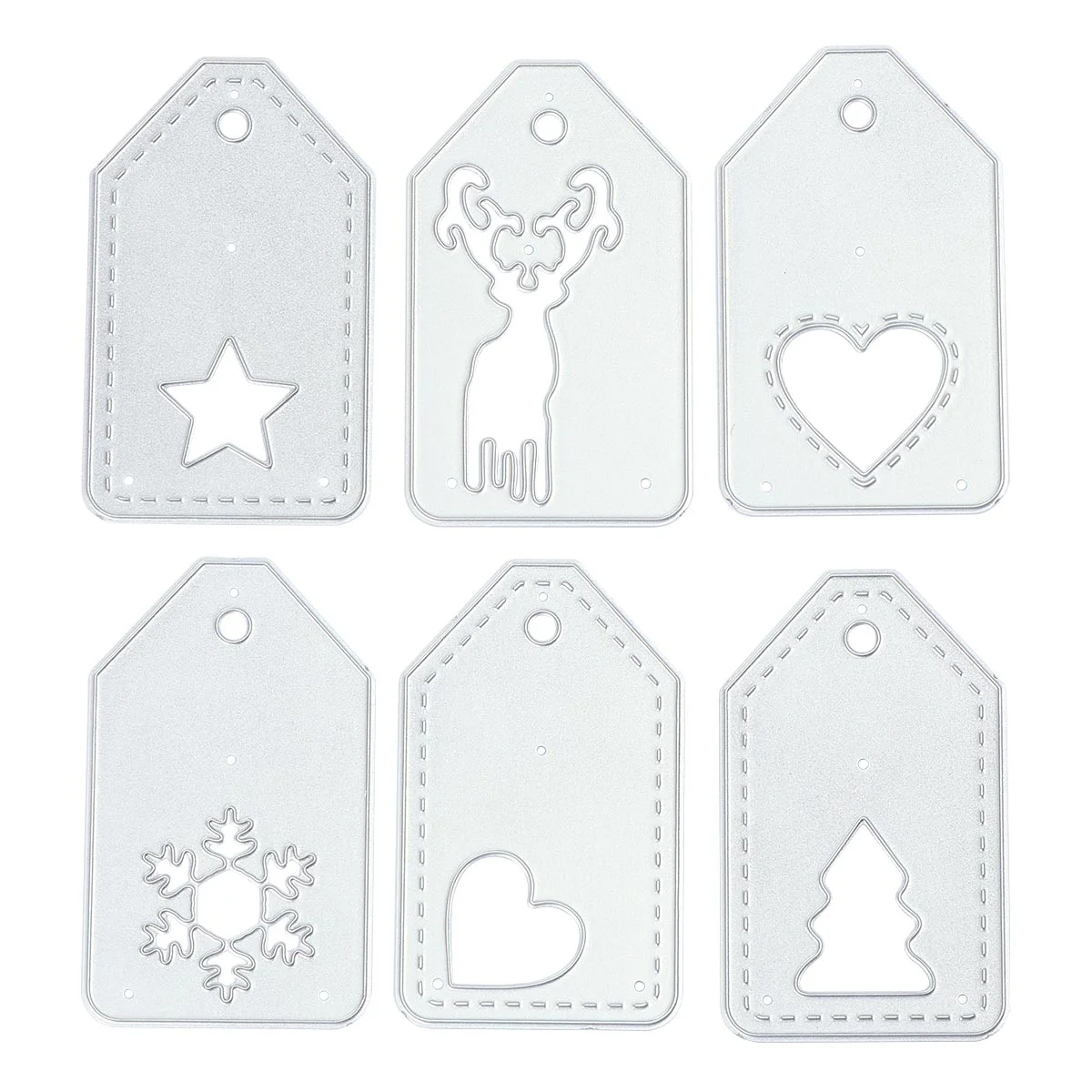 

Cutting Die Dies Christmascut Making Cutstag Scrapbooking Stencil Village Winter Greeting Metal Diy Supplies