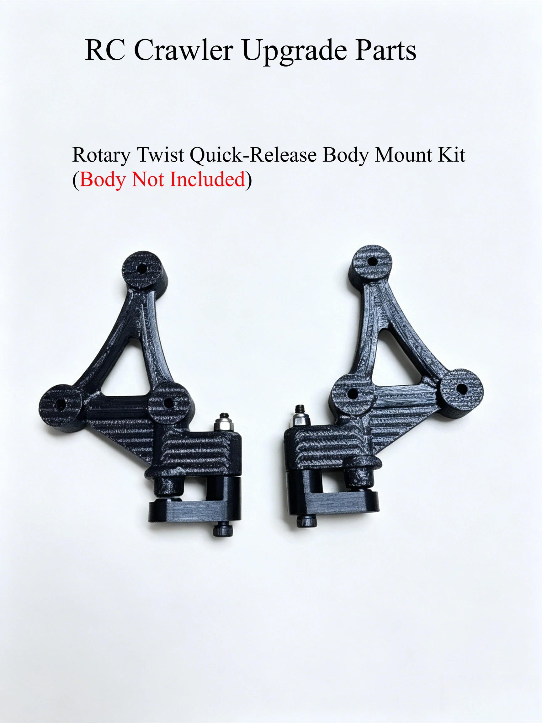 Фото Комплект быстросъемных креплений для кузова 1/7 RC Rock Crawler Rotary Twist, совместимый с Rlaarlo MK07, из ТПУ, без сверления, без царапин, для тюнинга, нестандартные детали №1